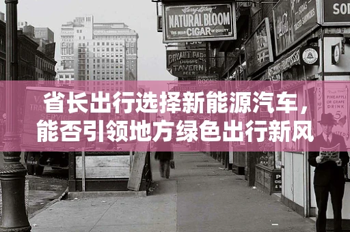 省长出行选择新能源汽车，能否引领地方绿色出行新风尚？