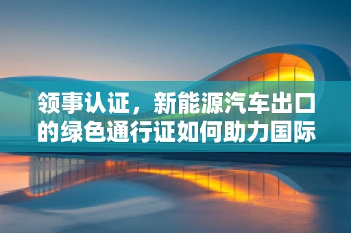 领事认证，新能源汽车出口的绿色通行证如何助力国际市场？