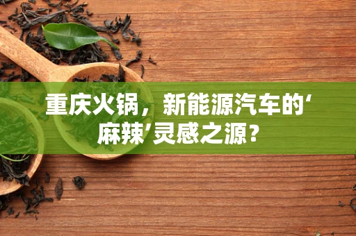 重庆火锅，新能源汽车的‘麻辣’灵感之源？