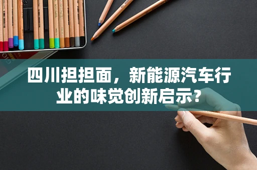 四川担担面，新能源汽车行业的味觉创新启示？