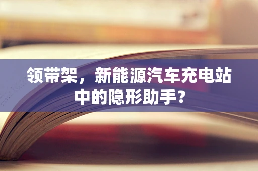 领带架，新能源汽车充电站中的隐形助手？