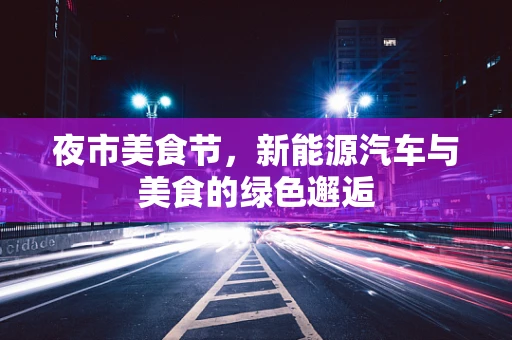 夜市美食节，新能源汽车与美食的绿色邂逅