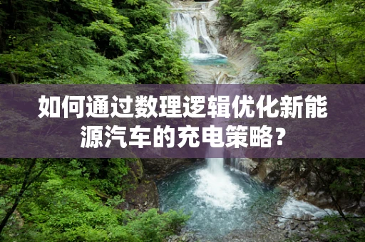 如何通过数理逻辑优化新能源汽车的充电策略？
