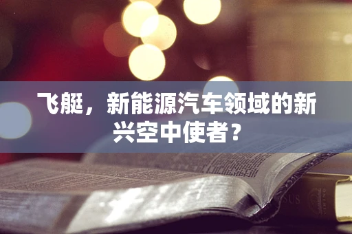 飞艇，新能源汽车领域的新兴空中使者？