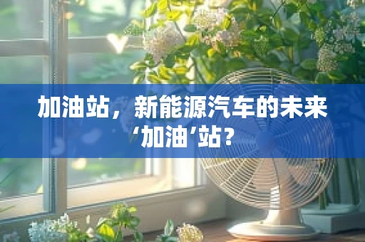 加油站，新能源汽车的未来‘加油’站？