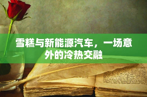 雪糕与新能源汽车，一场意外的冷热交融