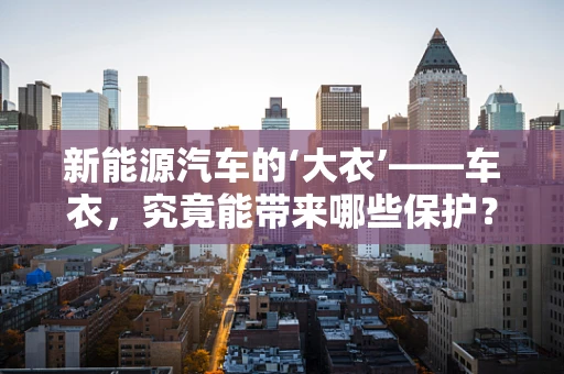新能源汽车的‘大衣’——车衣，究竟能带来哪些保护？