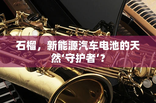 石榴，新能源汽车电池的天然‘守护者’？