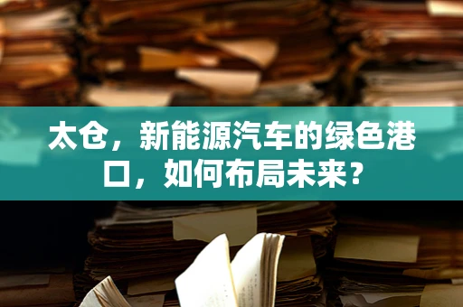太仓，新能源汽车的绿色港口，如何布局未来？