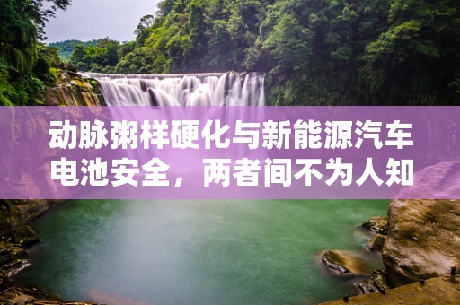 动脉粥样硬化与新能源汽车电池安全，两者间不为人知的联系？