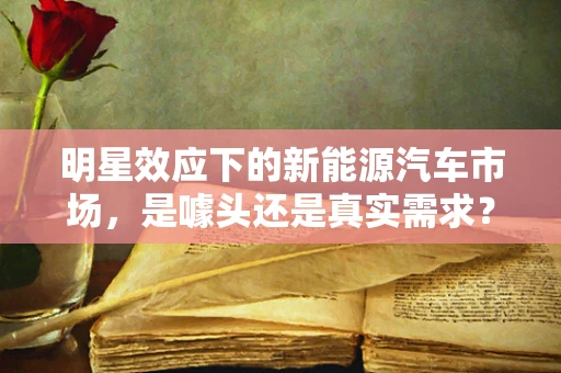 明星效应下的新能源汽车市场，是噱头还是真实需求？