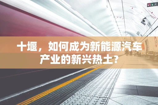 十堰，如何成为新能源汽车产业的新兴热土？