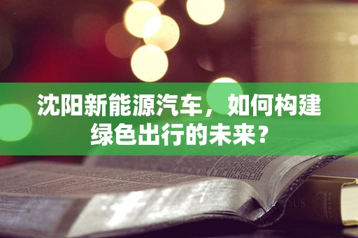 沈阳新能源汽车，如何构建绿色出行的未来？