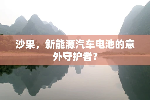 沙果，新能源汽车电池的意外守护者？