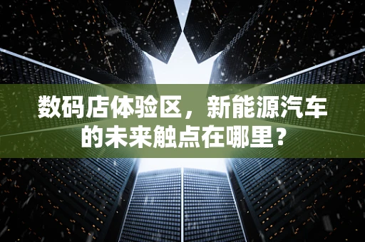 数码店体验区，新能源汽车的未来触点在哪里？