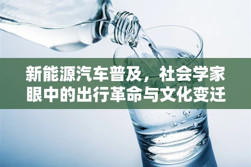 新能源汽车普及，社会学家眼中的出行革命与文化变迁