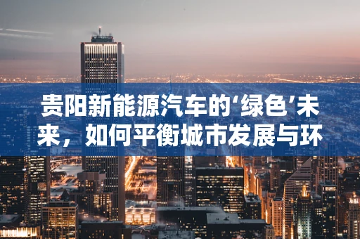 贵阳新能源汽车的‘绿色’未来，如何平衡城市发展与环保需求？