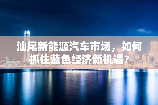 汕尾新能源汽车市场，如何抓住蓝色经济新机遇？