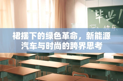 裙摆下的绿色革命，新能源汽车与时尚的跨界思考