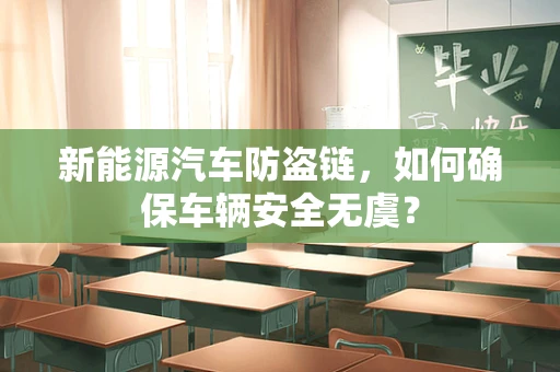 新能源汽车防盗链，如何确保车辆安全无虞？