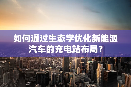 如何通过生态学优化新能源汽车的充电站布局？