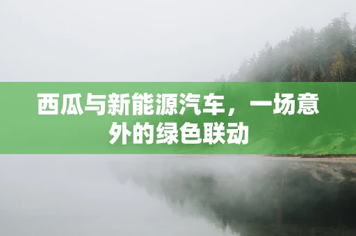 西瓜与新能源汽车，一场意外的绿色联动