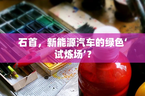 石首，新能源汽车的绿色‘试炼场’？