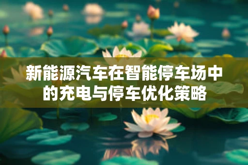 新能源汽车在智能停车场中的充电与停车优化策略