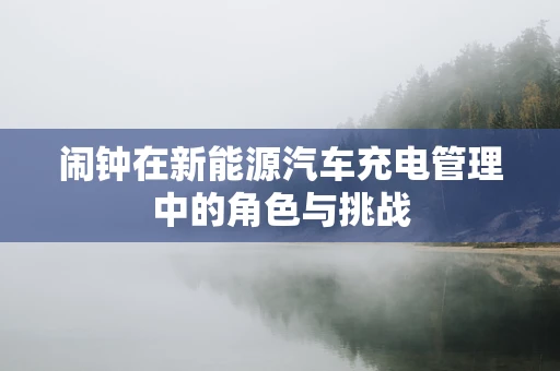 闹钟在新能源汽车充电管理中的角色与挑战