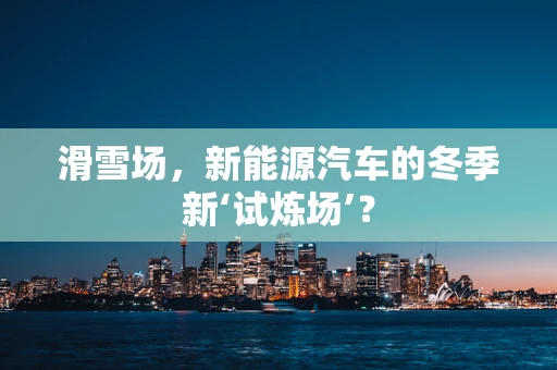 滑雪场，新能源汽车的冬季新‘试炼场’？