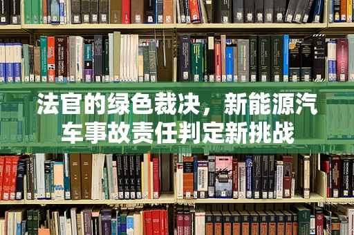 法官的绿色裁决，新能源汽车事故责任判定新挑战