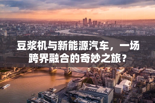 豆浆机与新能源汽车，一场跨界融合的奇妙之旅？