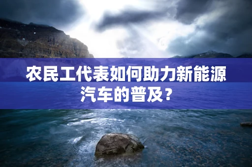 农民工代表如何助力新能源汽车的普及？