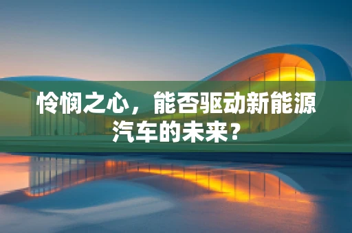 怜悯之心，能否驱动新能源汽车的未来？