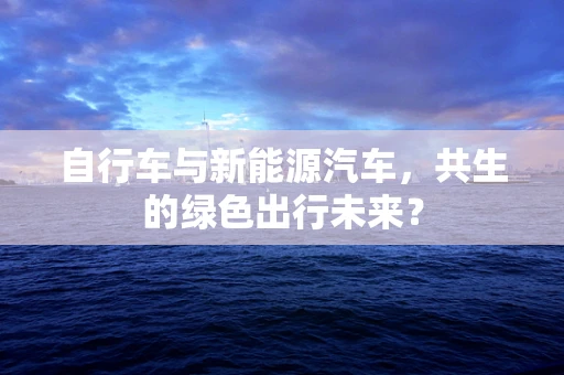 自行车与新能源汽车，共生的绿色出行未来？