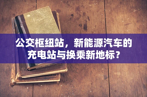 公交枢纽站，新能源汽车的充电站与换乘新地标？