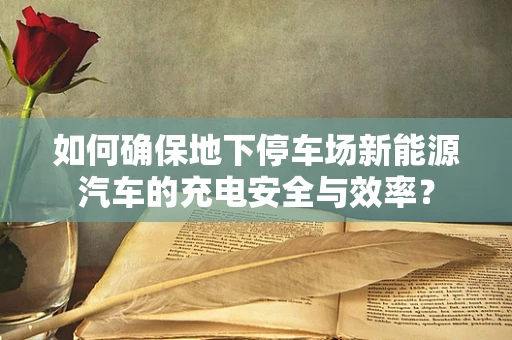 如何确保地下停车场新能源汽车的充电安全与效率？