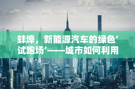 蚌埠，新能源汽车的绿色‘试跑场’——城市如何利用地理优势推动新能源交通转型？