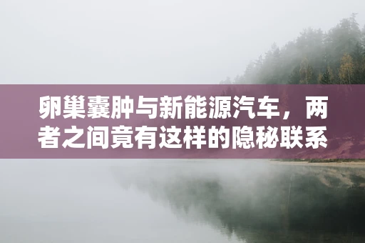卵巢囊肿与新能源汽车，两者之间竟有这样的隐秘联系？