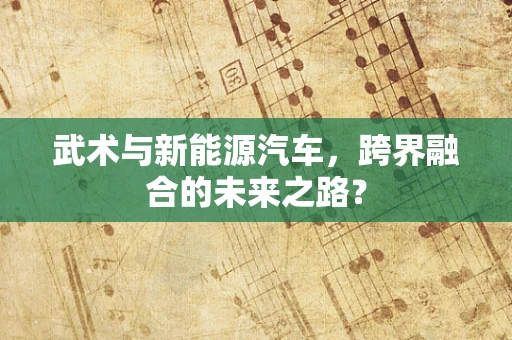 武术与新能源汽车，跨界融合的未来之路？