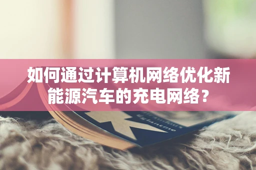 如何通过计算机网络优化新能源汽车的充电网络？
