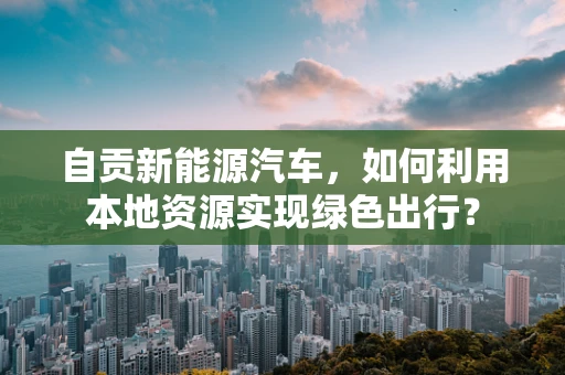 自贡新能源汽车，如何利用本地资源实现绿色出行？