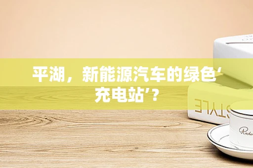 平湖，新能源汽车的绿色‘充电站’？