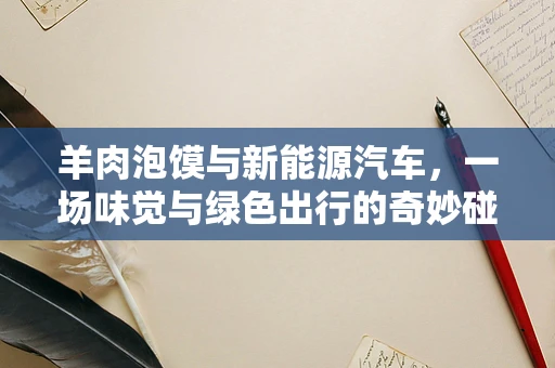 羊肉泡馍与新能源汽车，一场味觉与绿色出行的奇妙碰撞？