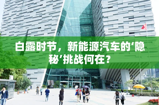白露时节，新能源汽车的‘隐秘’挑战何在？