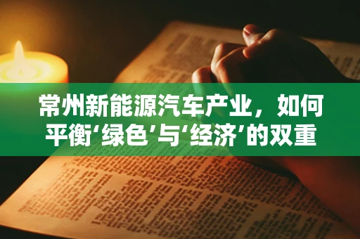 常州新能源汽车产业，如何平衡‘绿色’与‘经济’的双重发展？