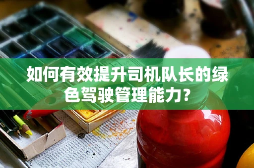 如何有效提升司机队长的绿色驾驶管理能力？