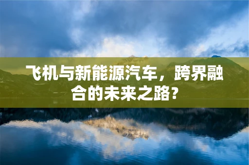 飞机与新能源汽车，跨界融合的未来之路？