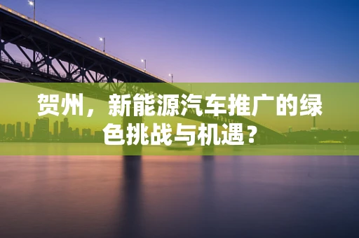 贺州，新能源汽车推广的绿色挑战与机遇？