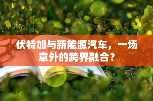 伏特加与新能源汽车，一场意外的跨界融合？